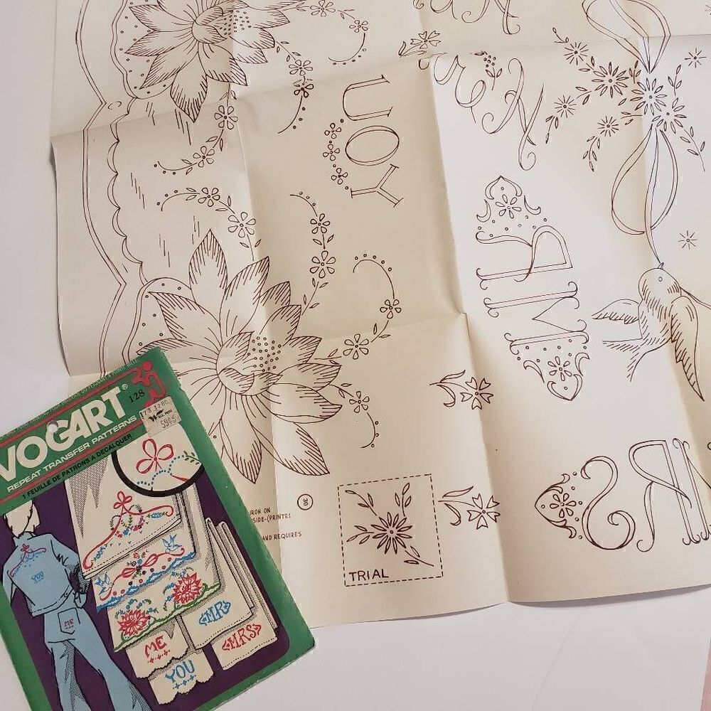 Vogart Vintage Repeat Transfer Patterns - Picture 3 of 3
